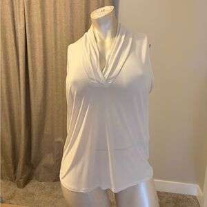 Anne Klein Cream Sleeveless Tank Top